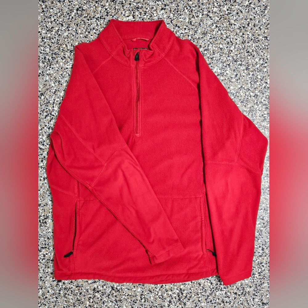 adidas Red Zip-Up Men's Sweater